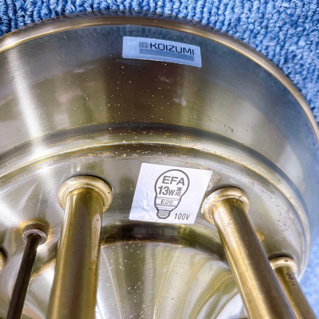 【美品】コイズミ AAN485995 アンティーク 8灯シャンデリア 照明器具