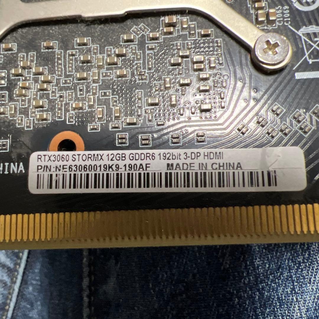 GeForce RTX 3060 StormX 12GB LHR版