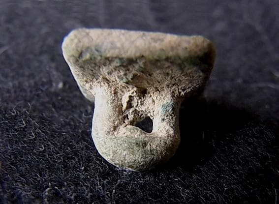 ★Q1323★古代品 （04）青銅　ブロンズ製　印章　オリエント出土