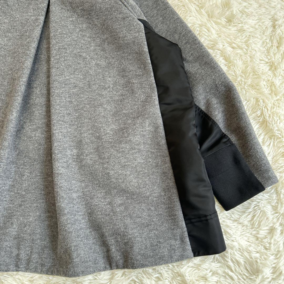 定価5.9万 シーレットフロムアラアラ ニットドッキングコート ブルゾン