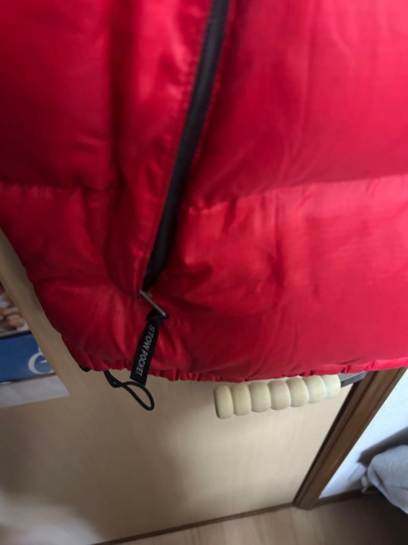 THE NORTH FACE 赤黒 ダウンベスト L