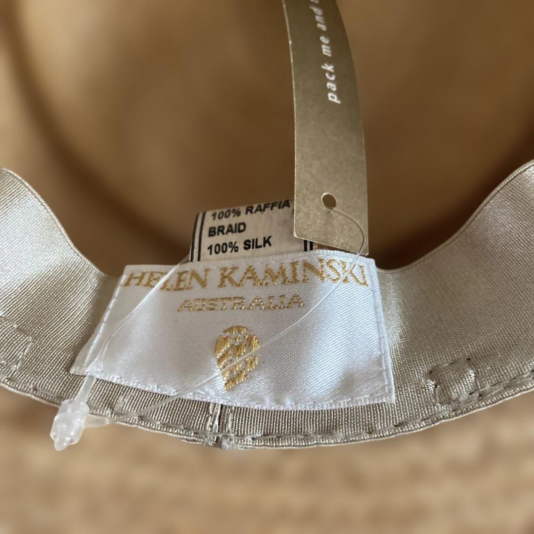 HELEN KAMINSKI ラフィア　麦わら帽子　タグつき