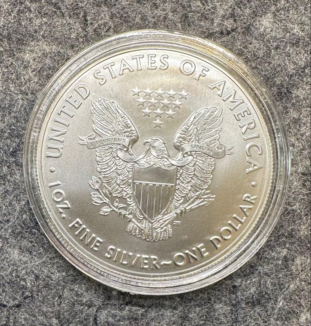 【はなちゃん】2020年【イーグル・ウォーキングリバティ】 純銀５枚セット