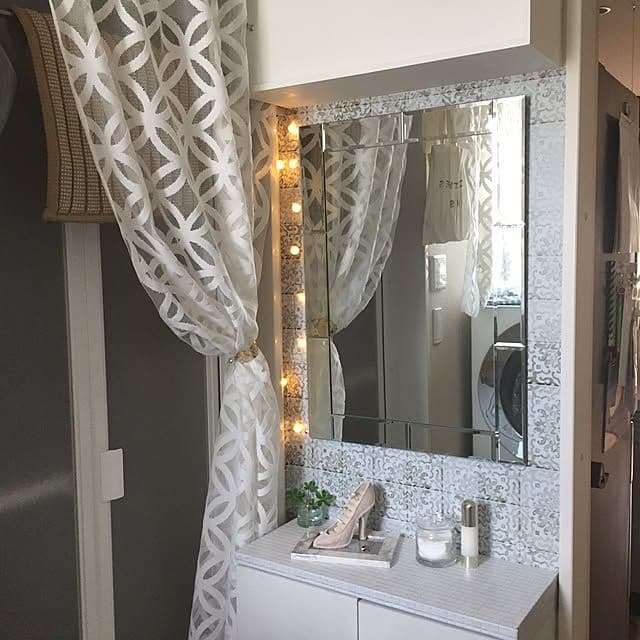 希少レア廃盤品NITORIニトリ 壁掛けミラー ミュール 50×70cm