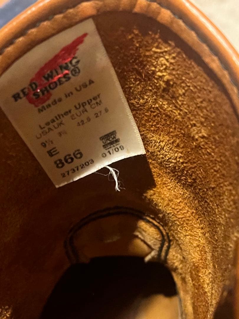 RED WING レッドウィング 866 ペコスブーツ USA製 廃番