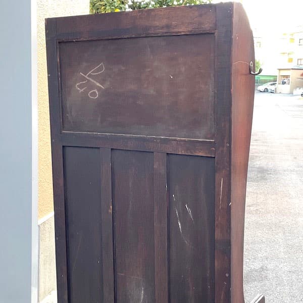 イギリスアンティーク　ホールスタンド　ベンチ・ミラー付き　玄関用ハンガー