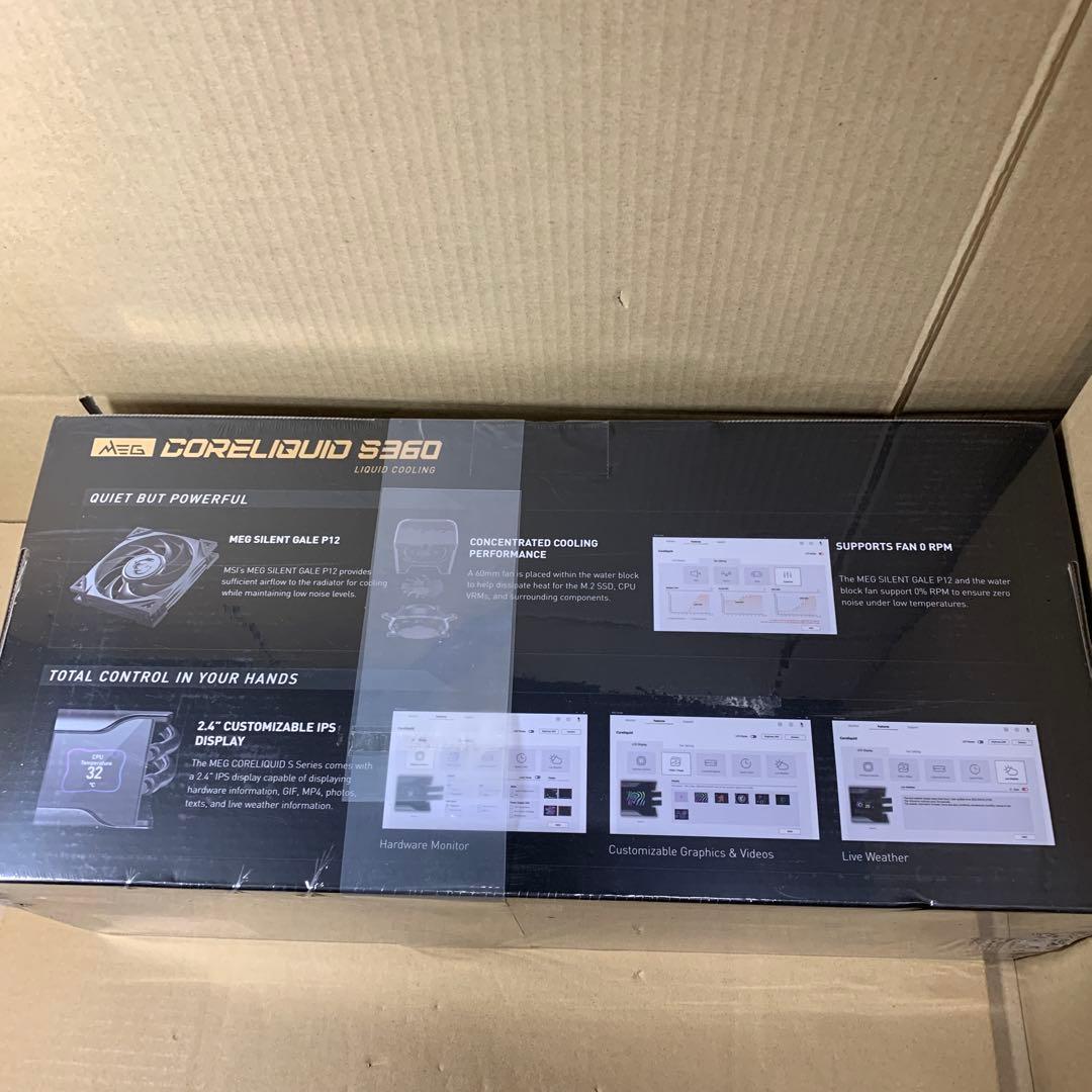 新品　MSI MEG CORELIQUID S360 CPUリキッドクーラー