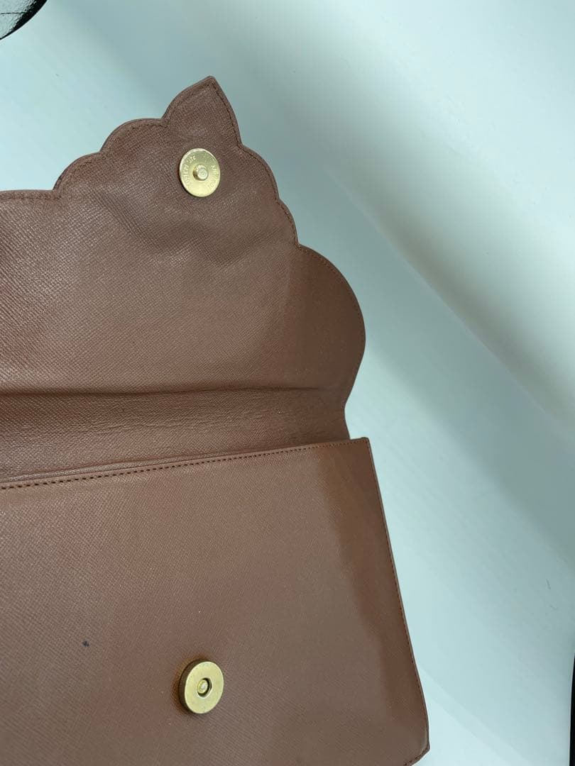 YSL ブラウン クラッチバッグ