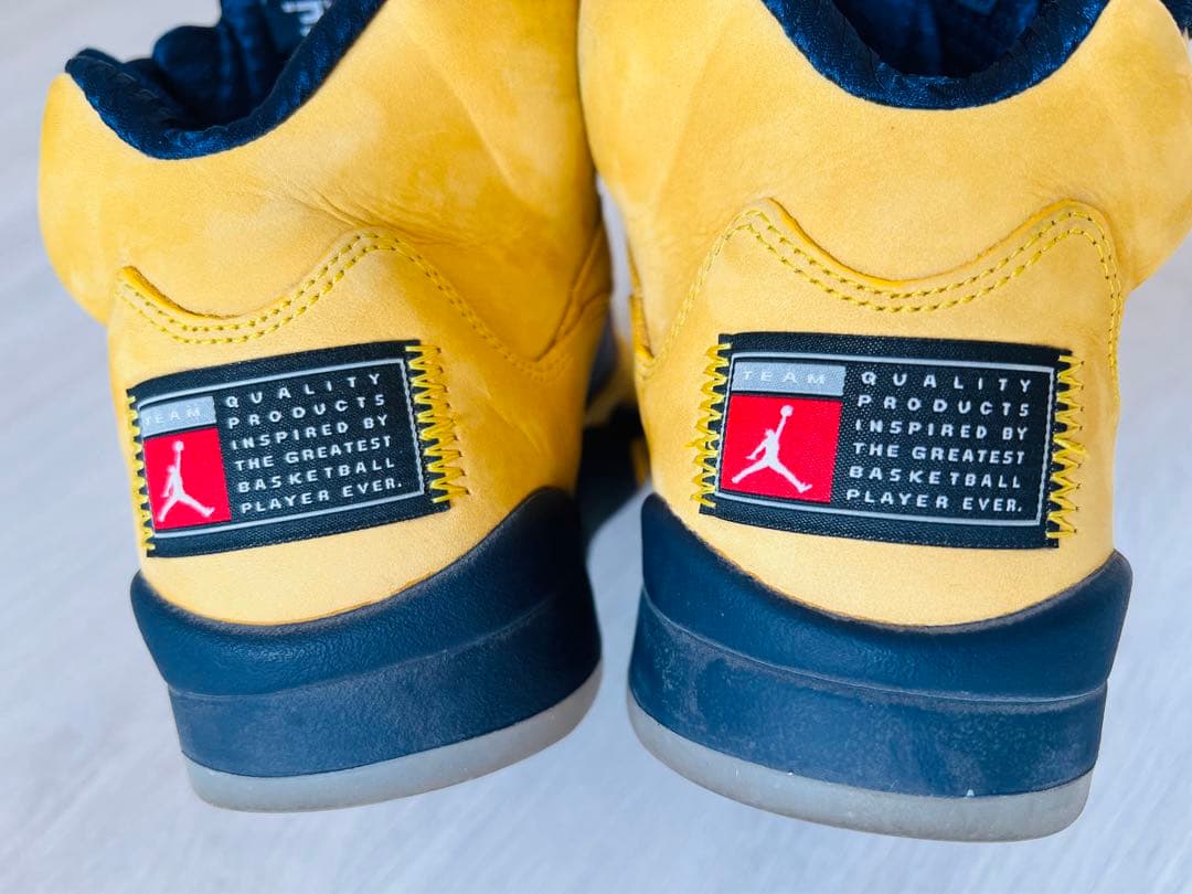 NIKE AirJodan 5 MICHIGAN 27cm 不思議な贈り物を付き