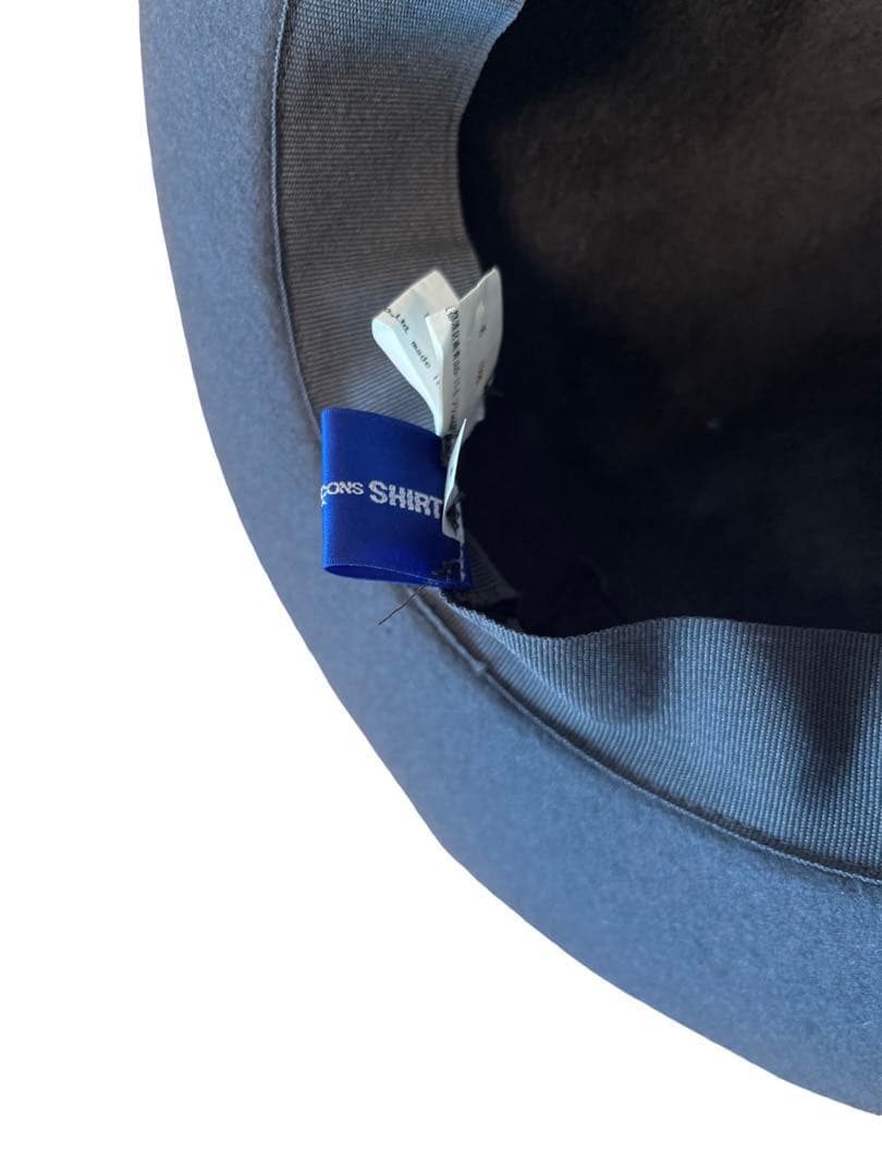 コムデギャルソン　ハット　フランス製　グレー