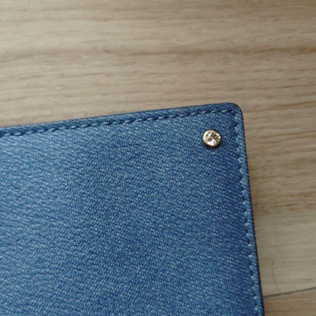 SamanthaThavasa リボン付きブリーチデニム長財布