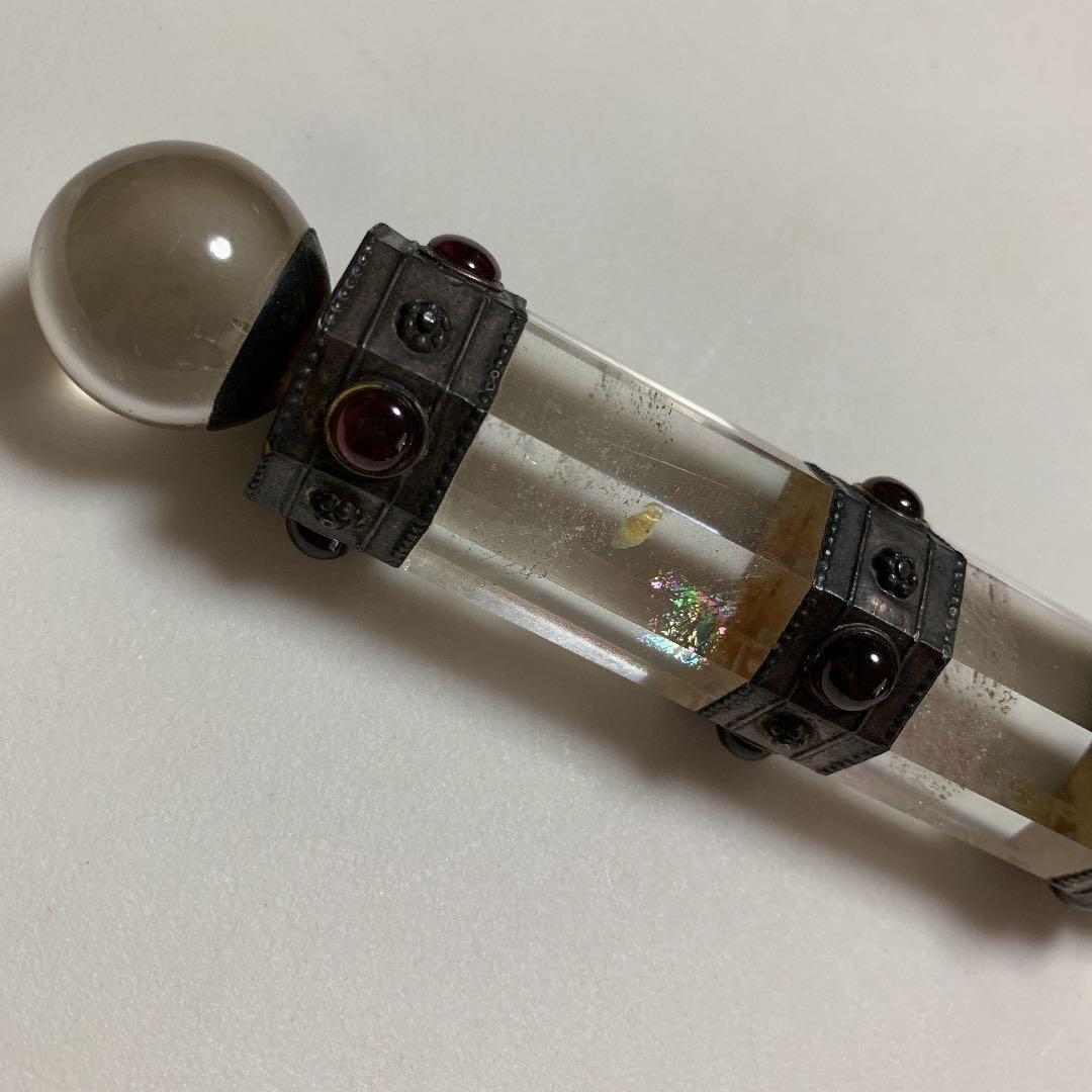 水晶 ヒーリングワンド 魔法の杖 アンティーク