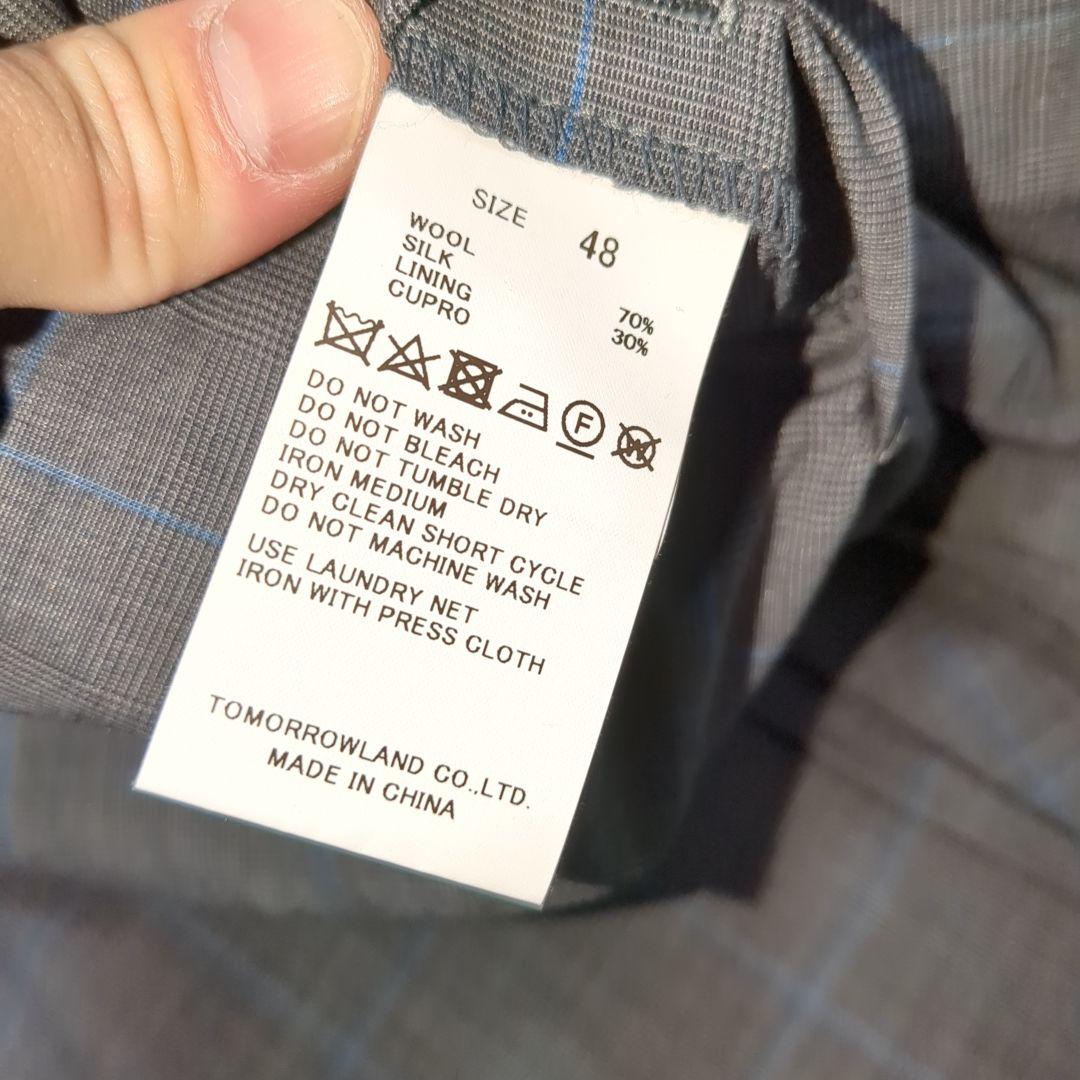 美品 トゥモローランド ピルグリム ゼニア別注 スーツセットアップ 48サイズ