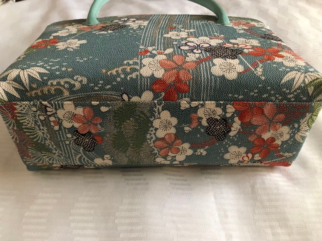 御所解　名古屋帯&利休バッグセット