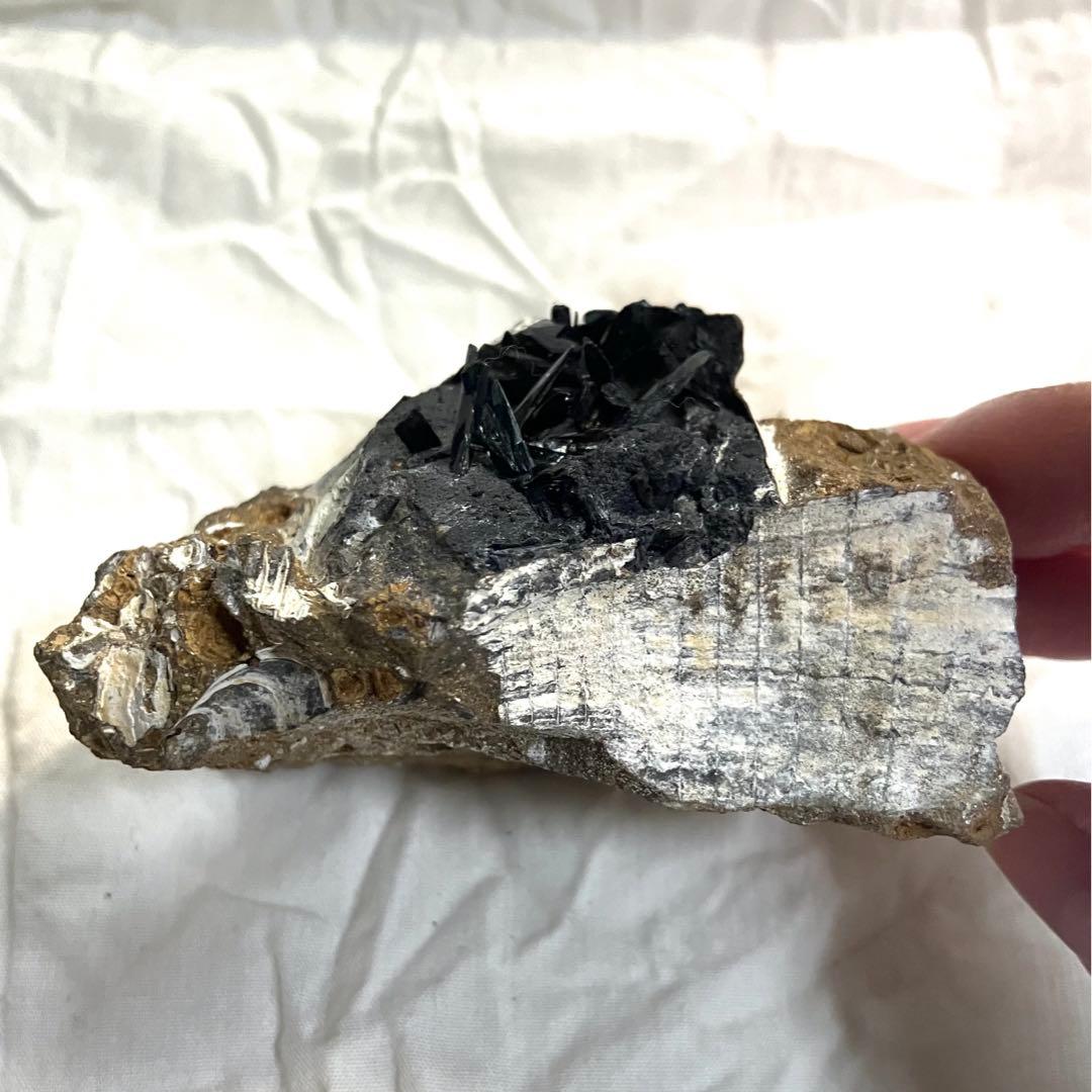 希少 ヴィヴィアナイト シェルフォッシル 藍鉄鉱 貝化石 原石 標本 118g