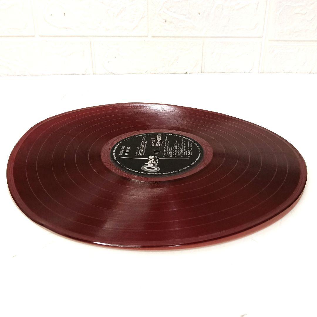 12-9-4ビートルズ Odeon ラバー・ソウル OP-7450 赤盤レコード