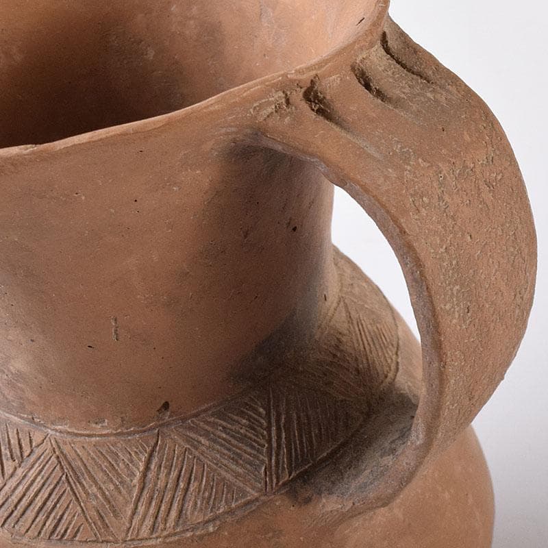 弥生式土器　水瓶　持ち手付水甕　C　R8432