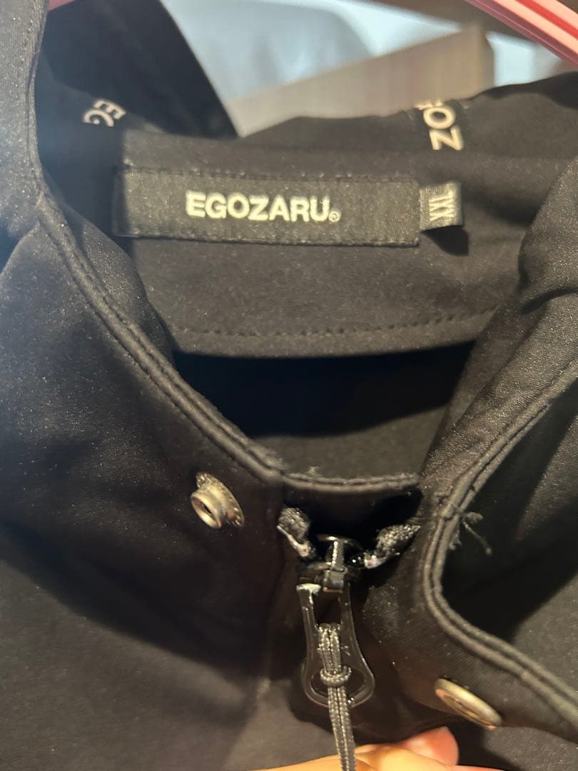 EGOZARU ブラック ウォームアップジャケット