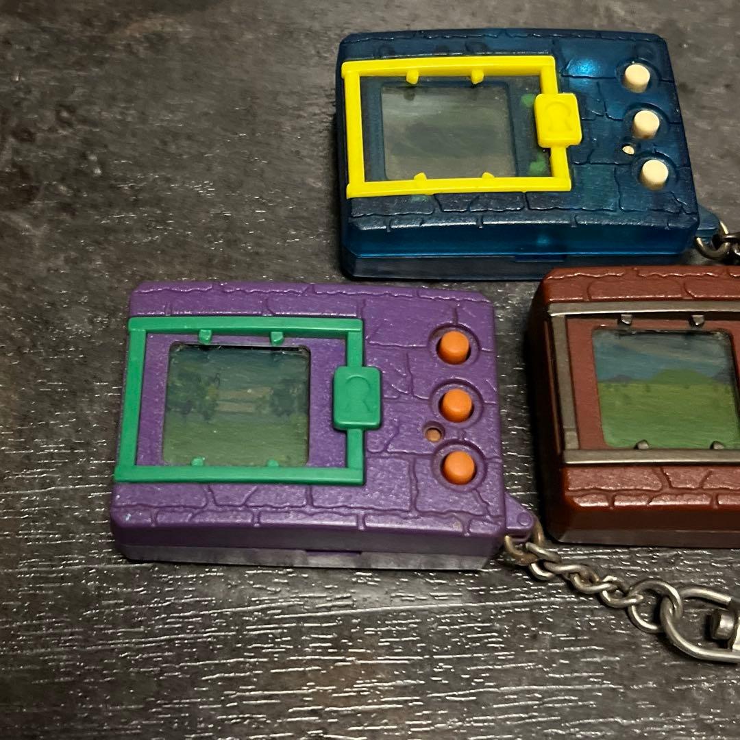 ★デジタルモンスター デジモン クリアブルー パープル ブラウン ※動作確認済