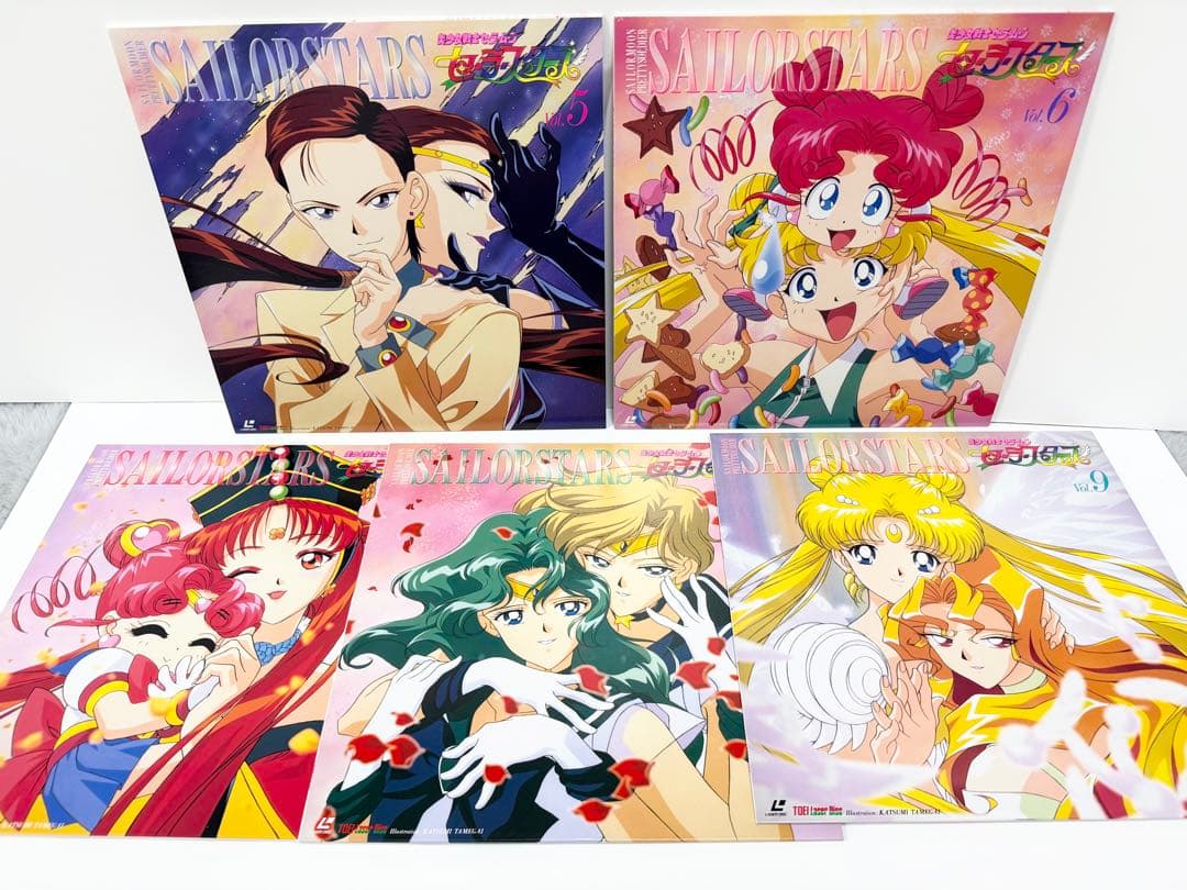 美少女戦士セーラームーン セーラースターズ LD 全9巻Box 美品