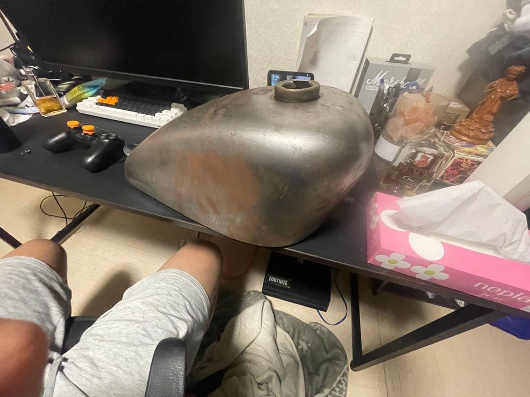 汎用 スポーツスタータンク ダメージ加工 スポタン チョッパー