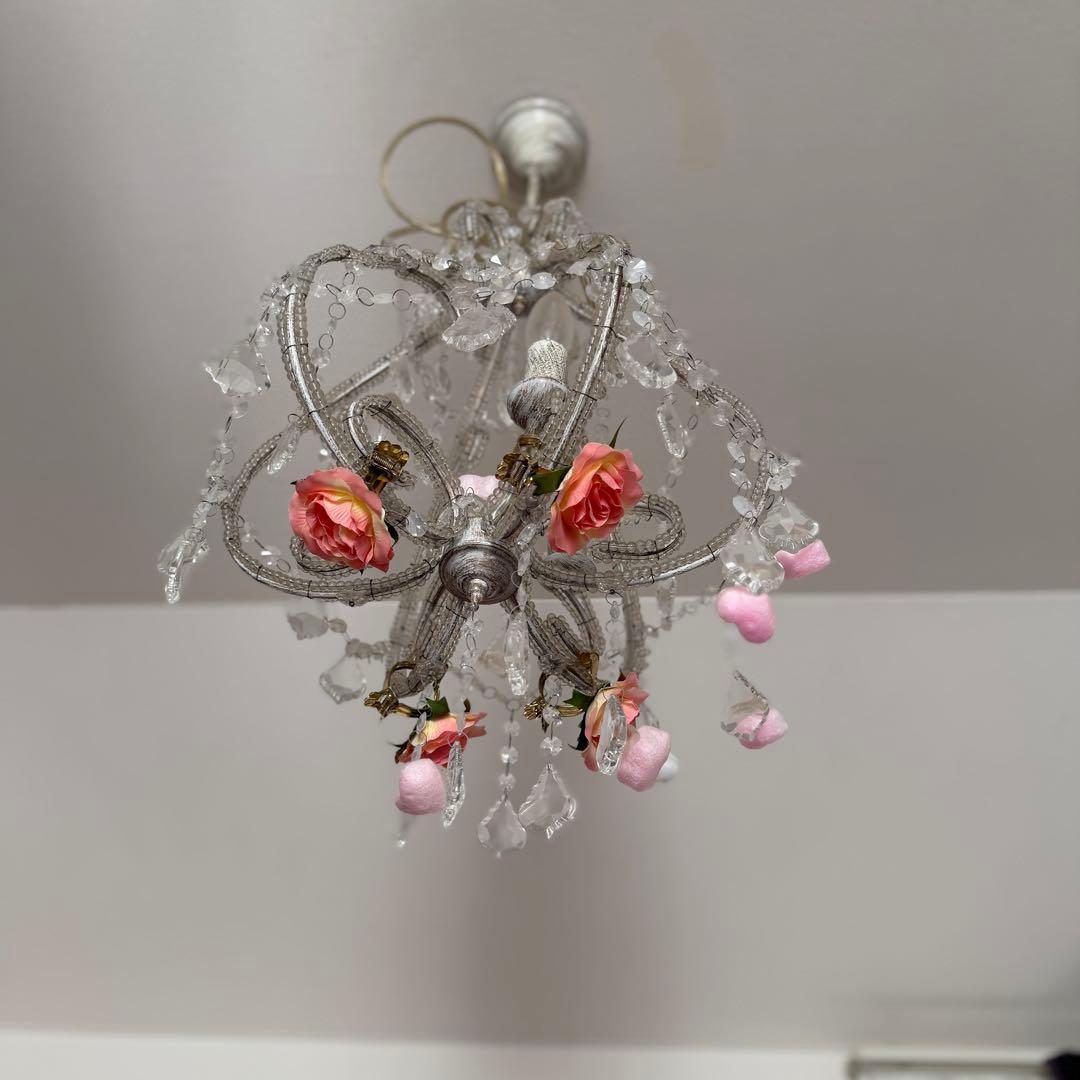 クリスタルシャンデリア 3灯 クラシック　アンティーク