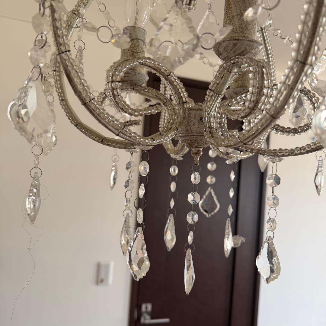 クリスタルシャンデリア 3灯 クラシック　アンティーク