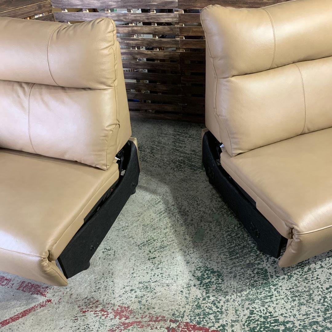 J838R YAMADA 電動リクライニングソファ モカブラウン