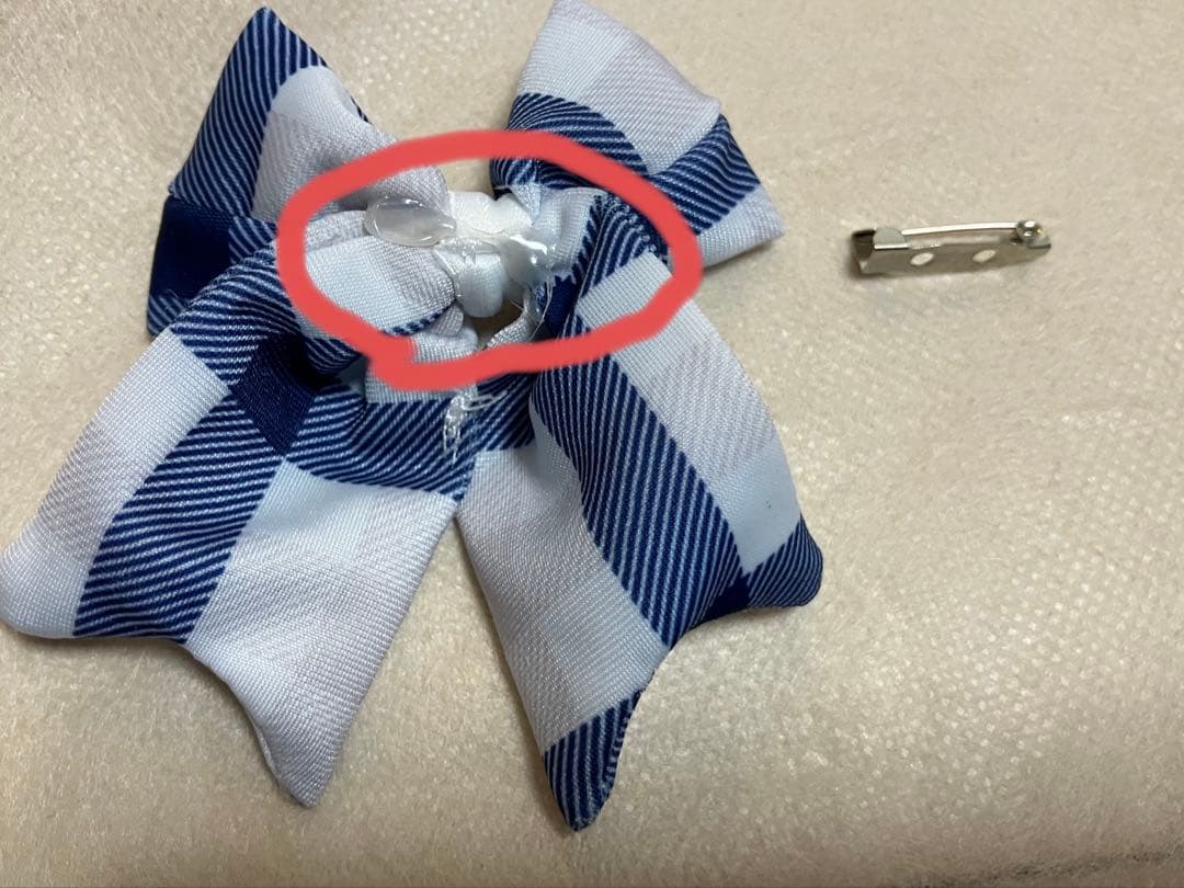 n*n様 フリルチェックアラモードビキニ　ネイビー　マリームーン　MZ-25-1