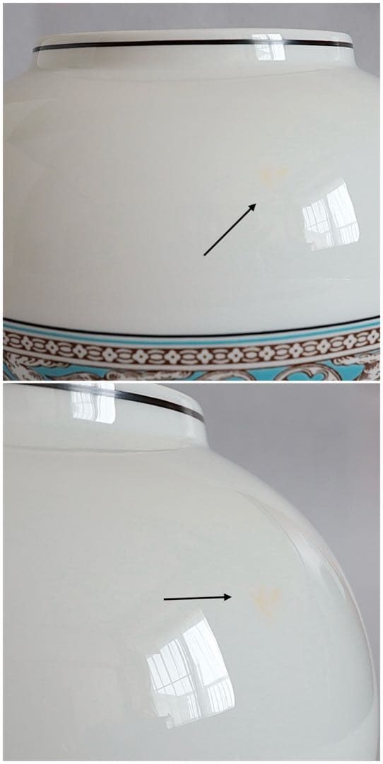 【美品】ウェッジウッド フロレンティーン ターコイズ トリオ ティーポットセット