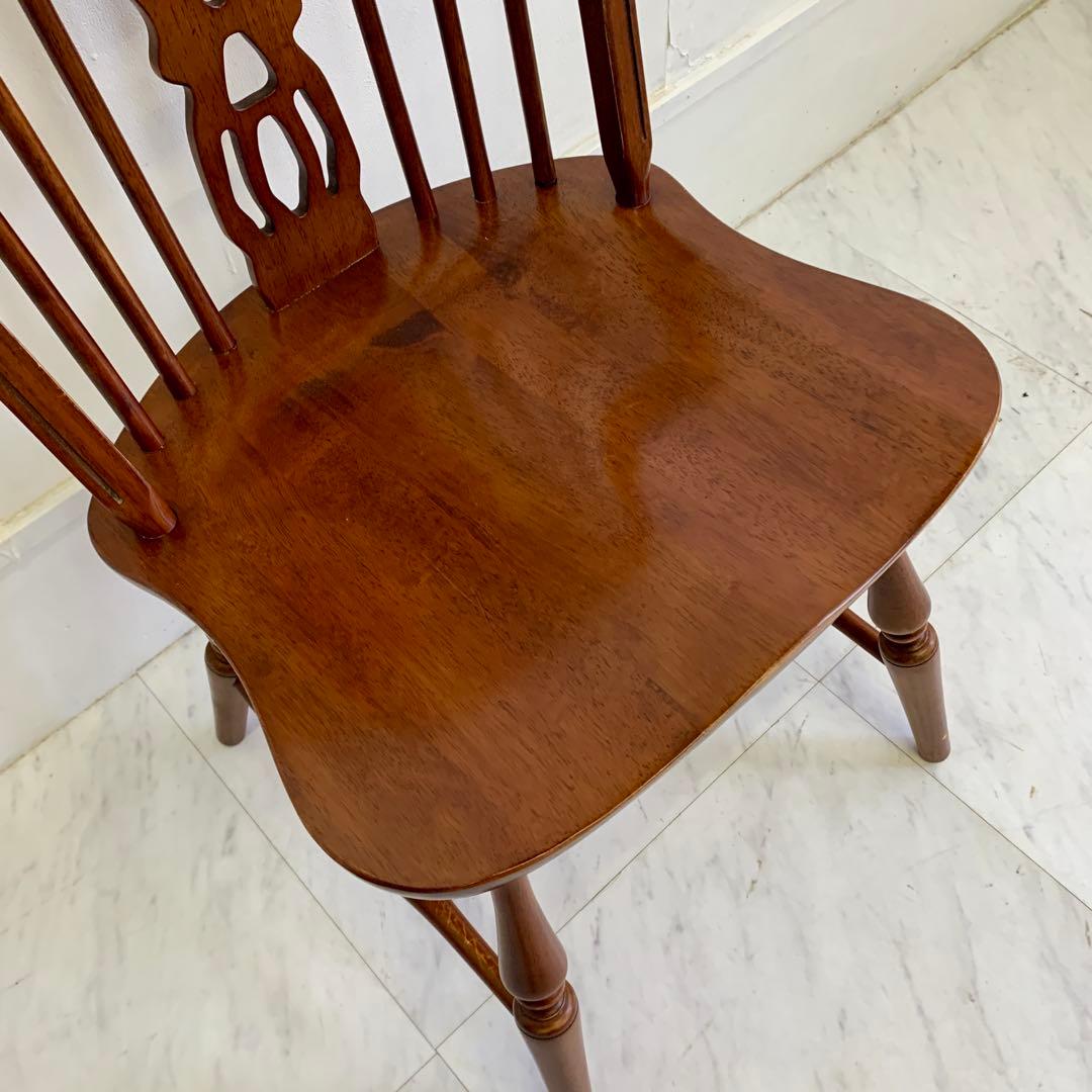 ヴィンテージ ウィンザーチェア 木製ダイニングチェア メーカー不明 ビンテージ