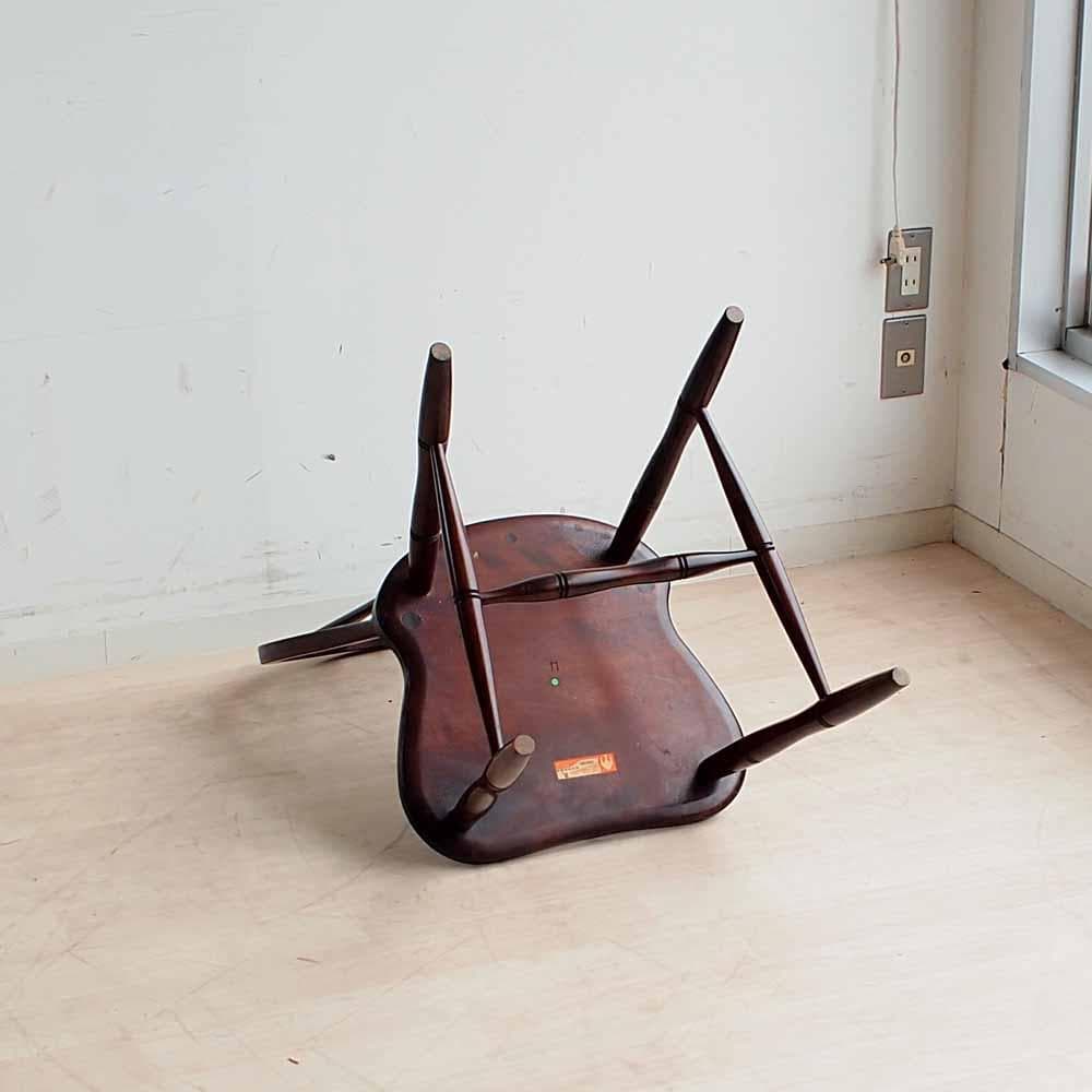 松本民芸家具 ダイニングチェア ミズメザクラ無垢材 和モダン ZR24277