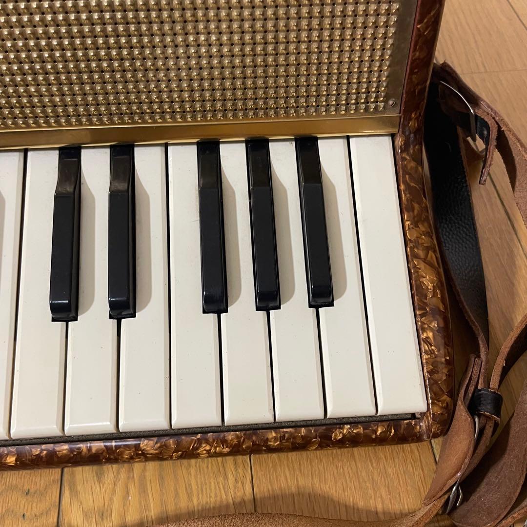 【音出し確認済み】YAMAHA ヤマハ アコーディオン アンティーク ケース付き