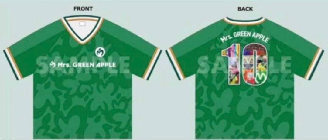 2枚セット ゲームシャツ ベストアルバム 『１０』Mrs.GREEN APPLE