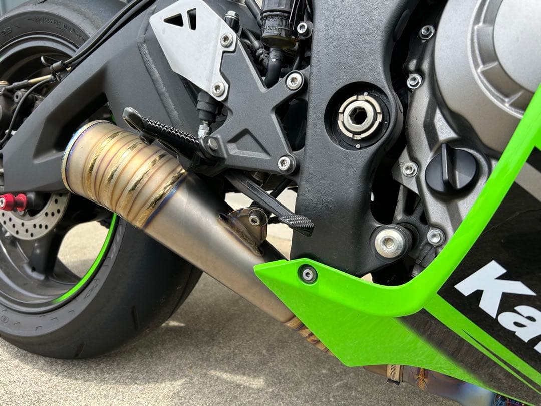 アサヒナレーシング 16-19ZX10R スリップオン 触媒レス専用バッフル付き