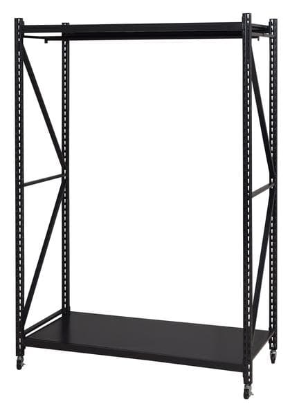 大型 イス収納可 棚調整可能 ラック リビング収納 収納棚 ブラック