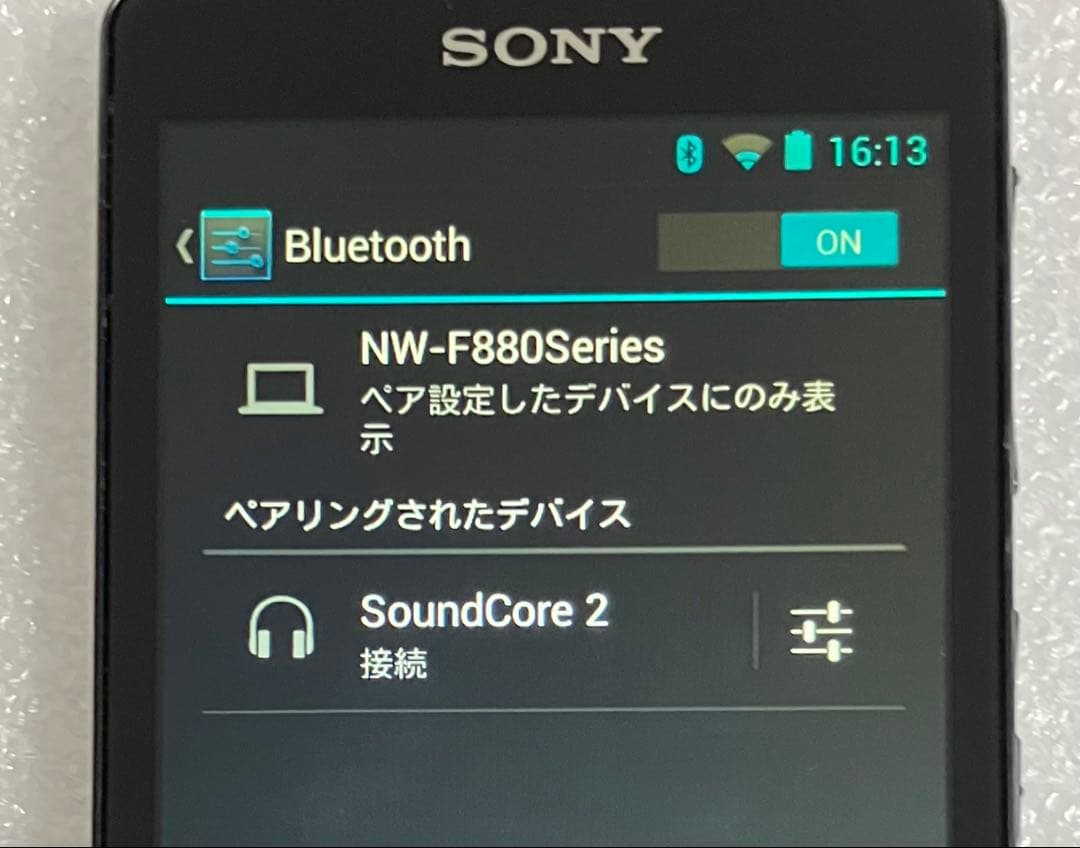 【美品　バッテリー良好】　ソニー ウォークマン　NW-F886 32GB 黒