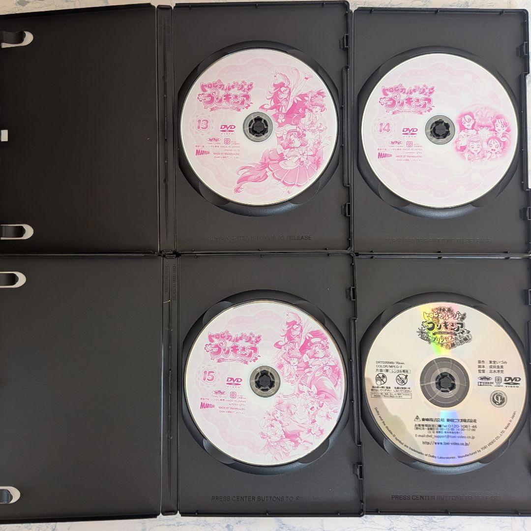 DVD　トロピカルージュ!プリキュア、劇場版トロピカル～ジュ　計16巻