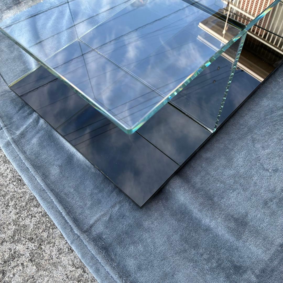 美品　カッシーナ　ガラステーブル　レクタングラー　269 MEX　テーブル