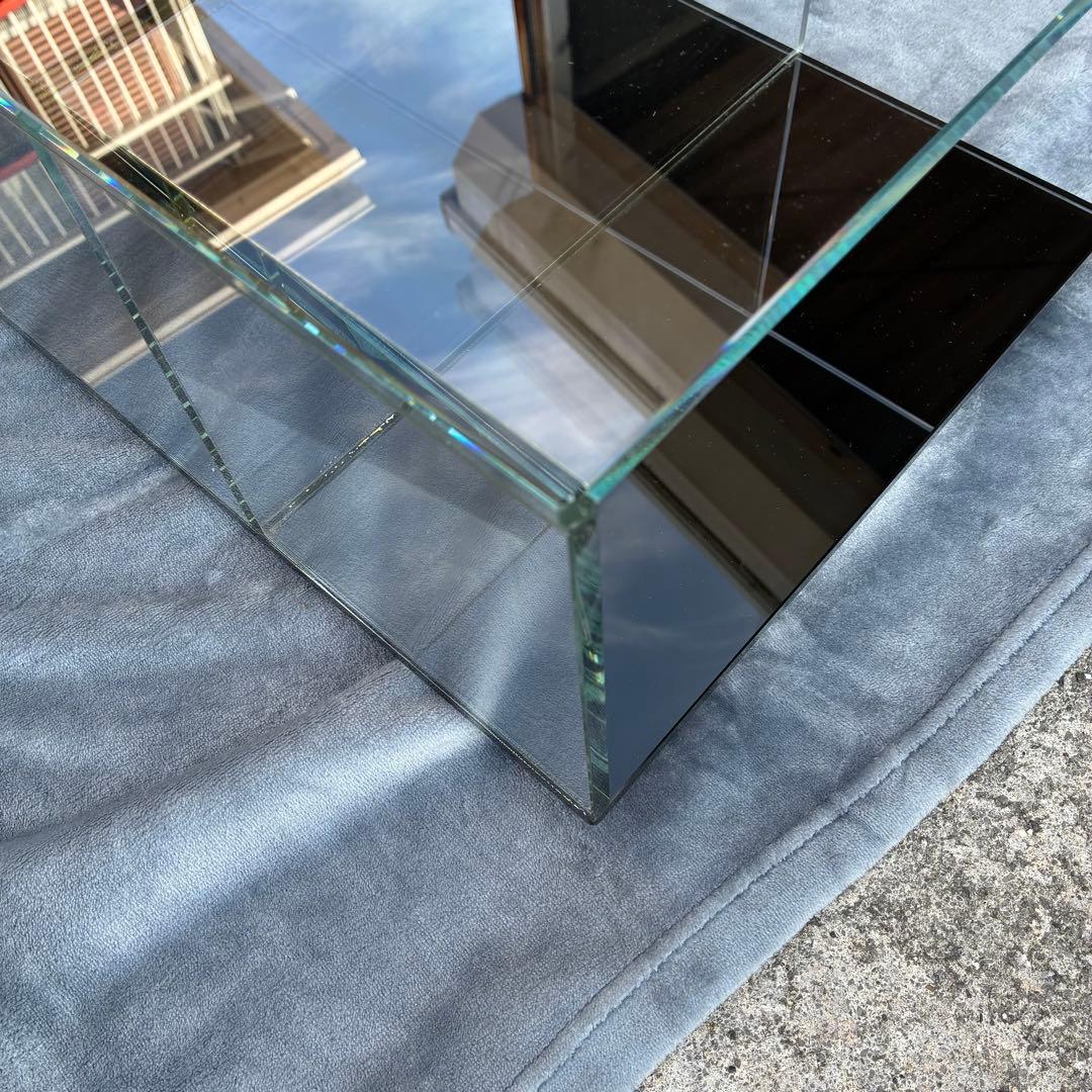 美品　カッシーナ　ガラステーブル　レクタングラー　269 MEX　テーブル