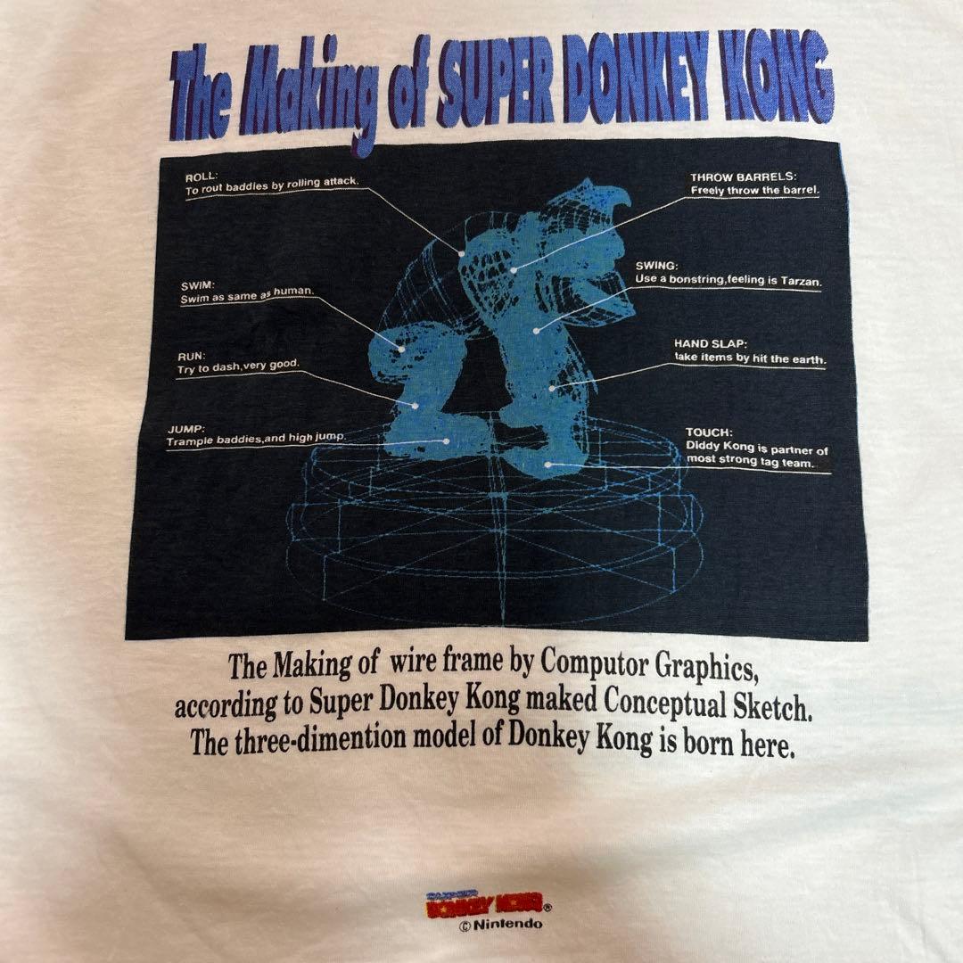 希少　スーパードンキーコング　非売品Tシャツ　フリーサイズ