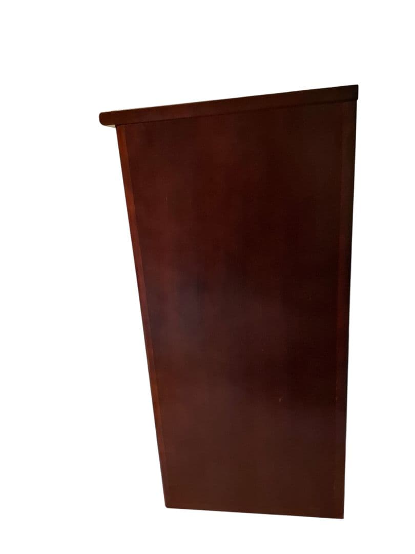 オールドカリモク コーナーシェルフ 木製 3段 飾り棚