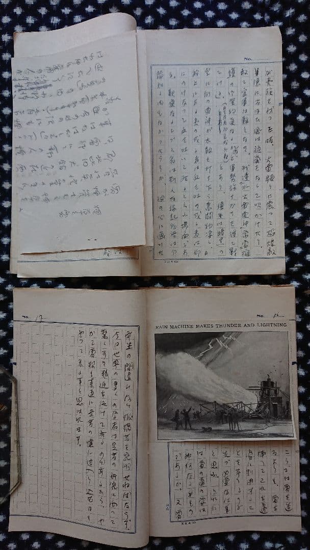 12冊 戦前民俗学論考原稿『雷に就いての12篇』民間伝承 民俗学 柳田国男 気象