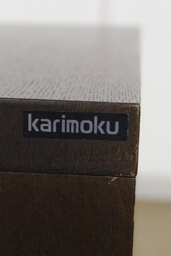 karmokuカリモク★サイドテーブル★木製家具★キャスター付き★