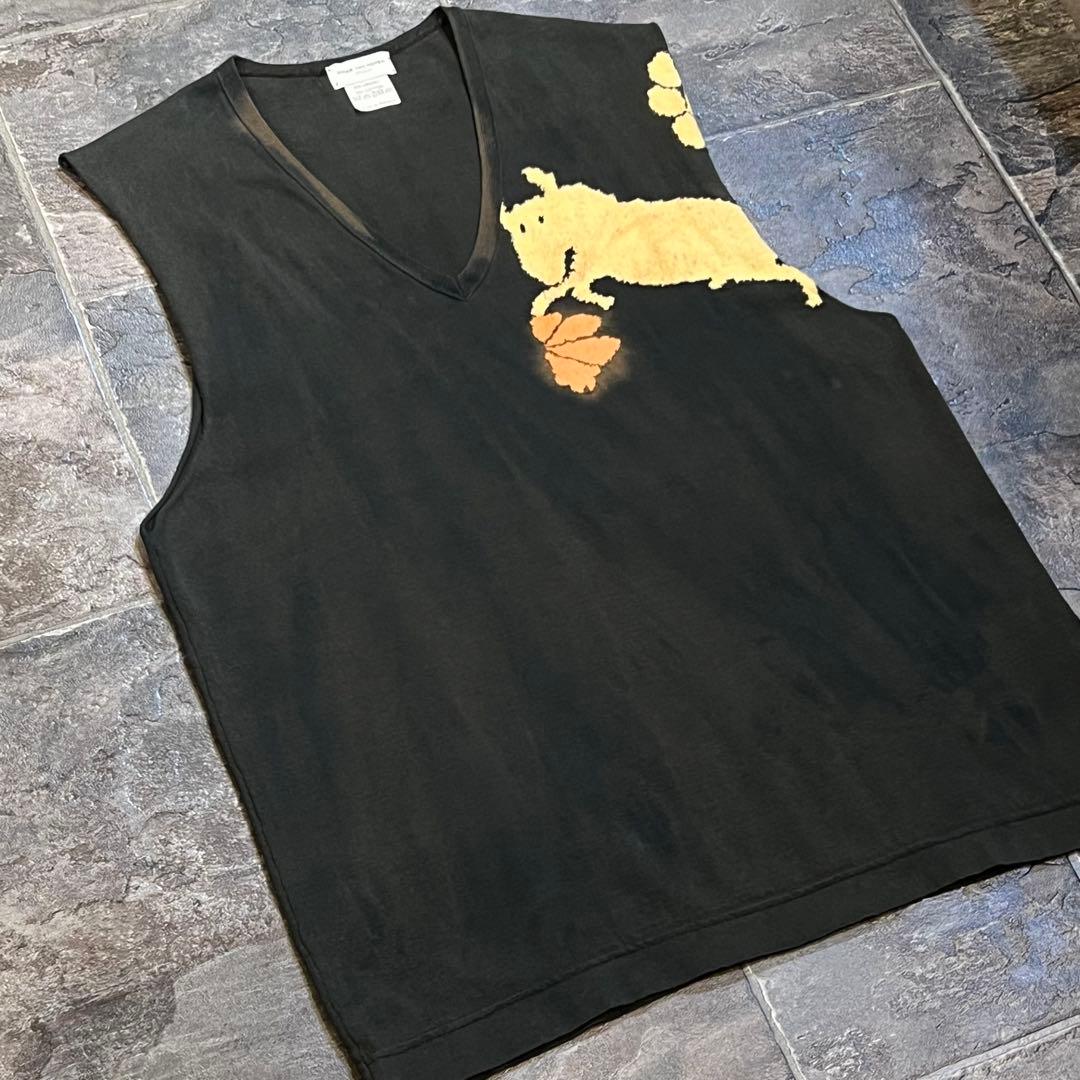 【極美品】DRIES VAN NOTEN ムラ染め ブリーチ加工 ニットベストM