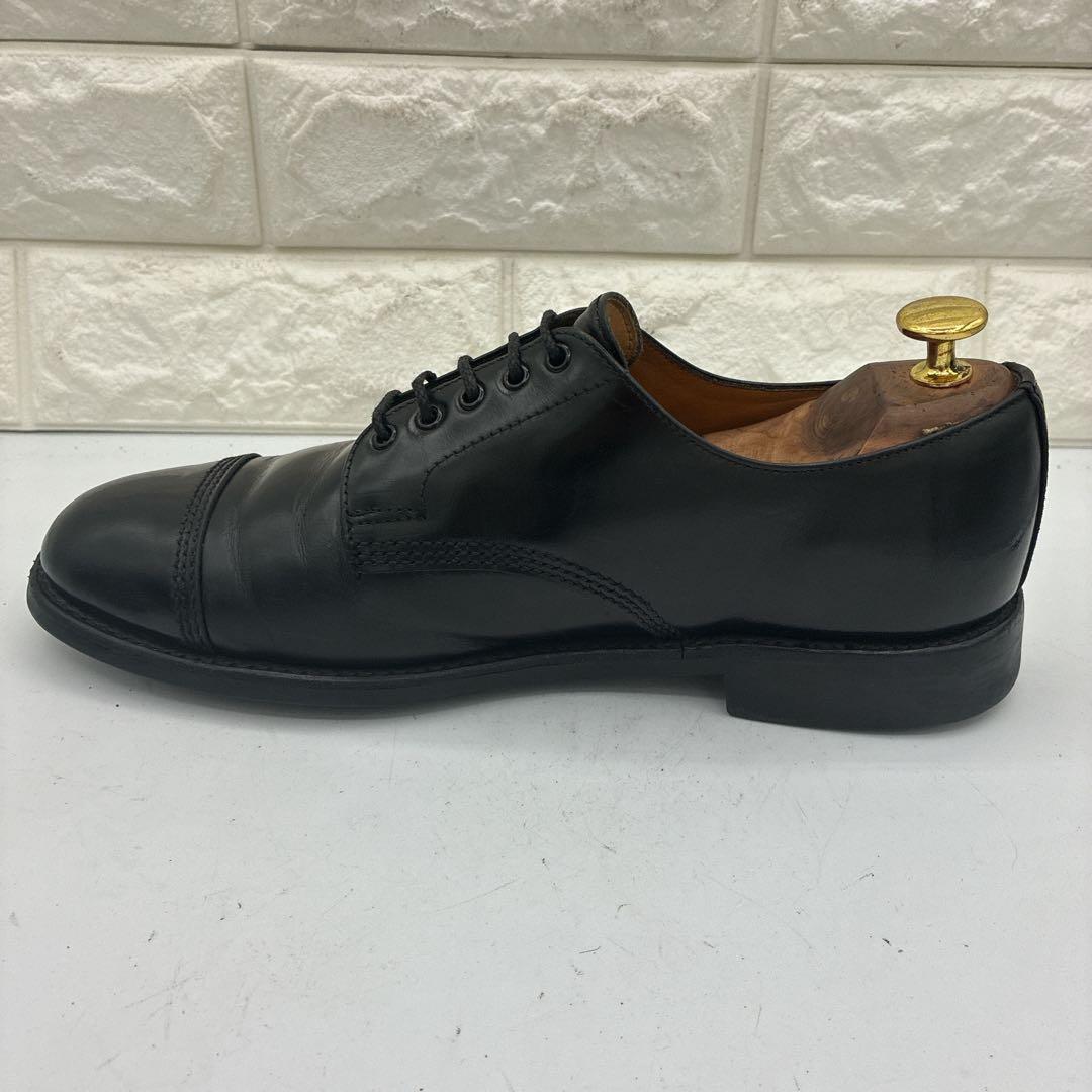 【名品】サンダース 1128B ミリタリーダービーシューズ 7 ブラック