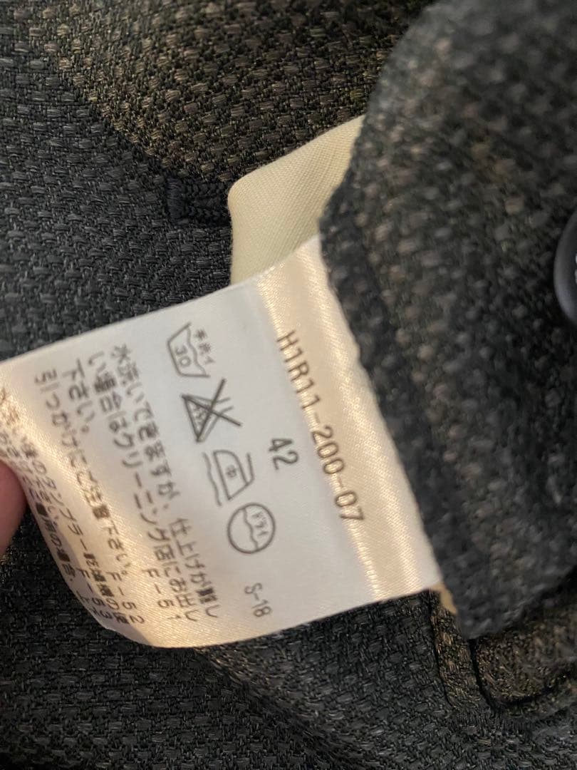 マッキントッシュ フィロソフィー　トロッター　グレー スーツ