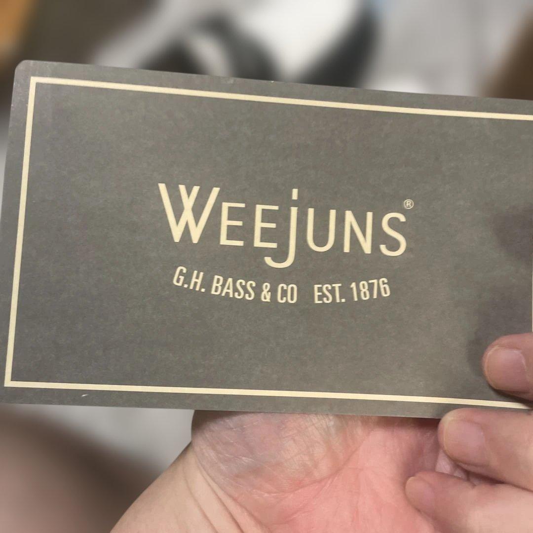 g.h bass weejuns白黒レザー ローファー