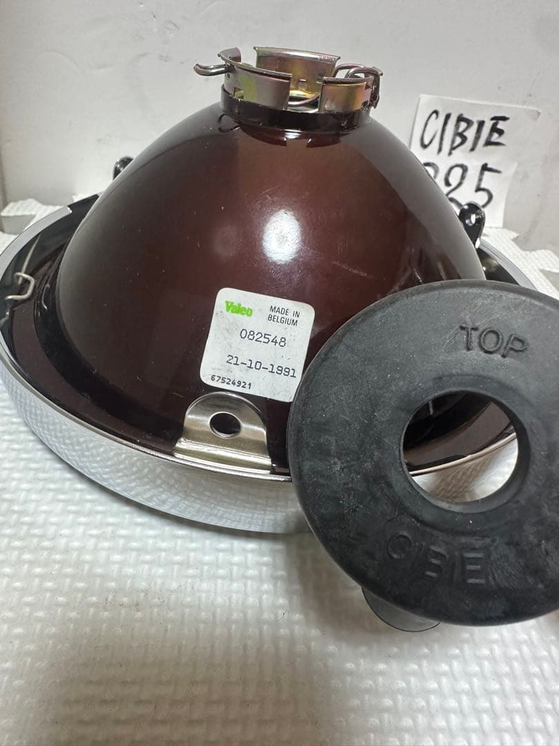 新品当時物シビエスーパーオスカー180πシビエ凹レンズ付ヘッドライト/マーシャル