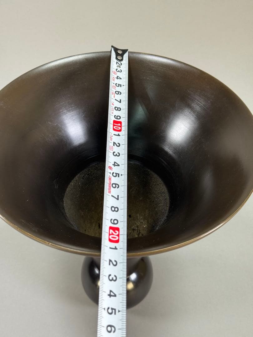 いけばな　池坊　唐銅花器　生花　在銘あり　古流　草月流　小原流　花瓶　華道具